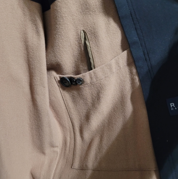 Ralph Lauren blue label mens black trench coat - Picture 15 of 15